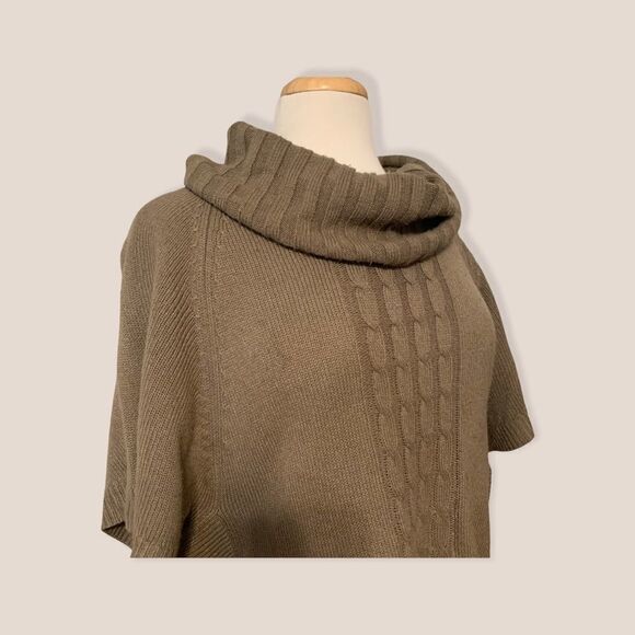 “The Limited”Sweater Cowl Neckline  Light Chocolate Brown size M - Picture 2 of 8
